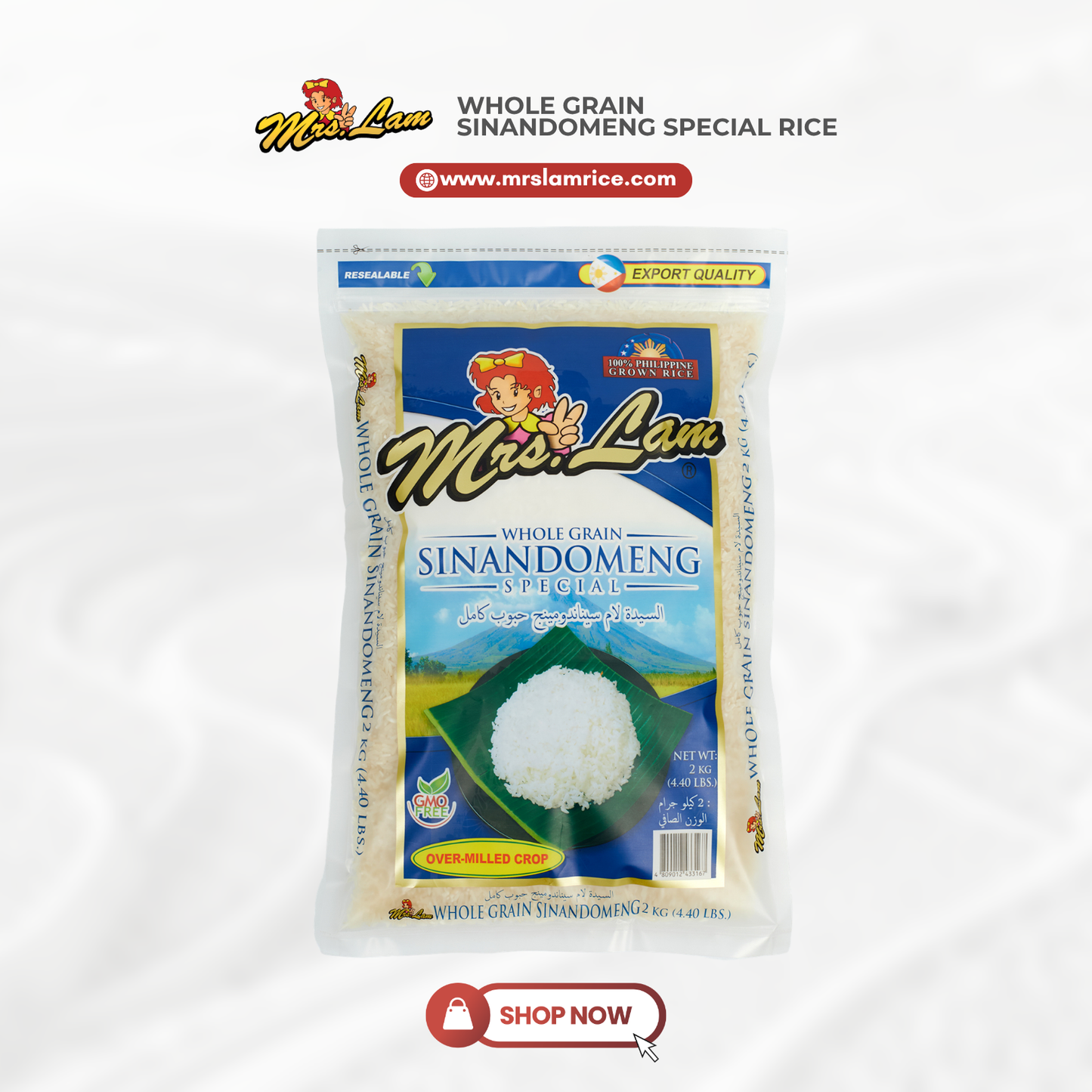 Mrs. Lam Whole Grain Sinandomeng Rice