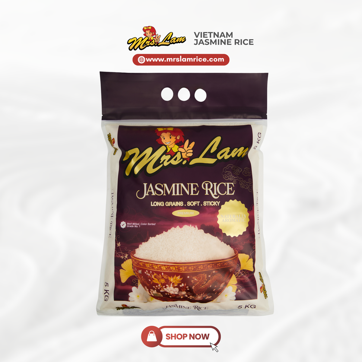 Mrs. Lam Vietnam Jasmine Rice