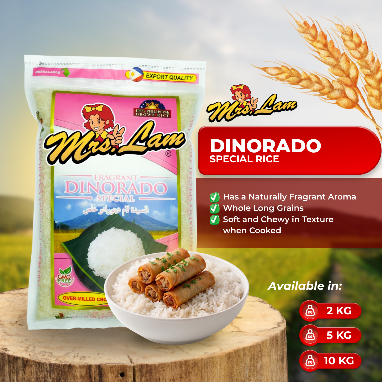 Mrs. Lam Dinorado Special Rice – Mrs Lam Rice
