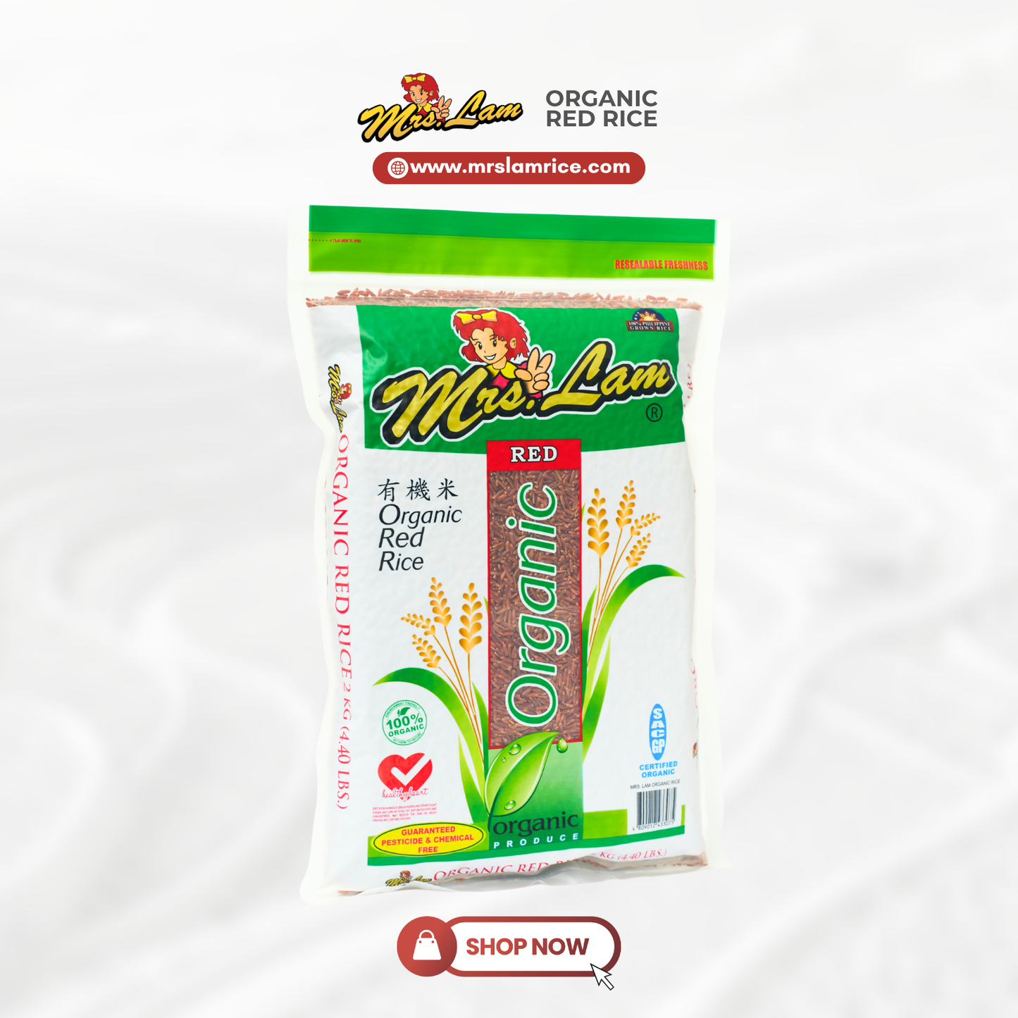 Mrs.Lam Organic Red Rice