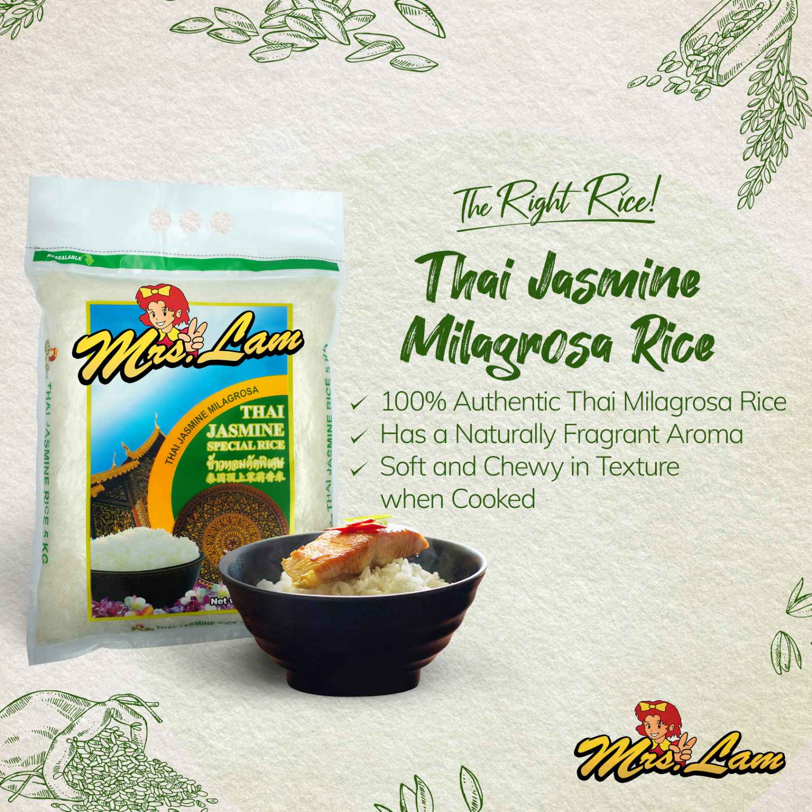 Mrs.Lam Thai Jasmine Rice – Mrs Lam Rice